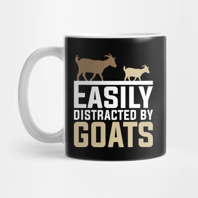 Easily Distracted By Goats by DragonTees